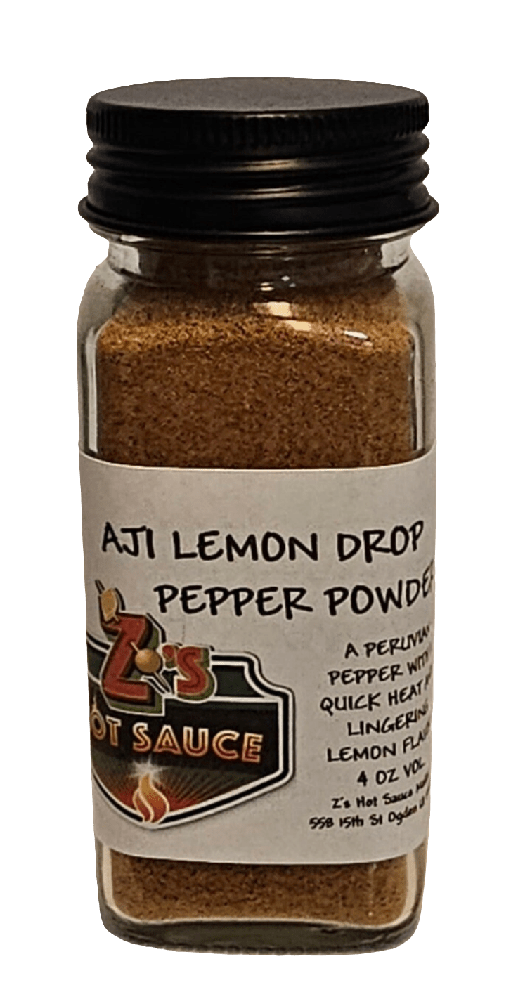 Aji Lemon Drop Pepper Powder. Excellent with Chicken and many other dishes.