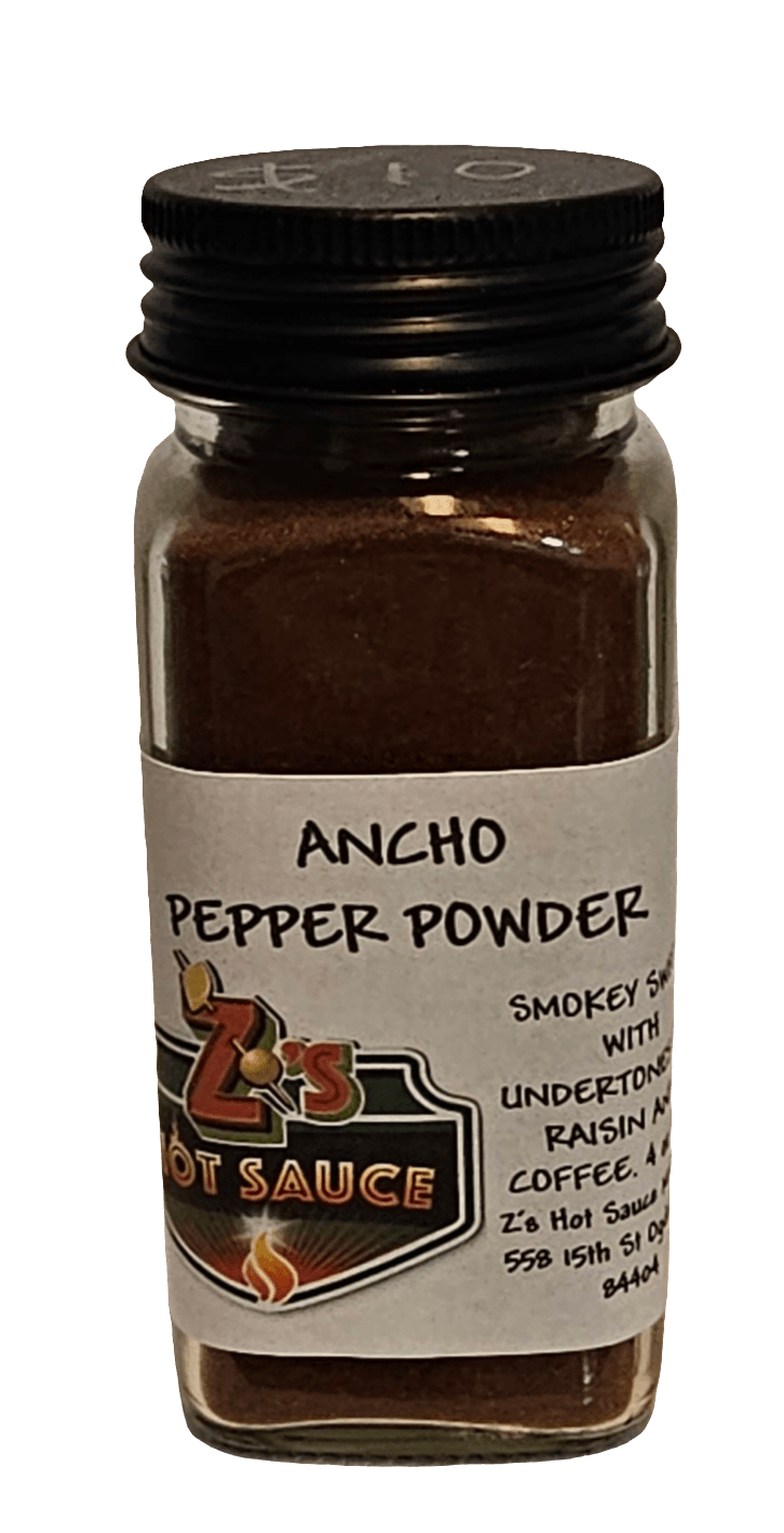 Ancho Pepper!
Smokey sweet with undertones of raisin and coffee.