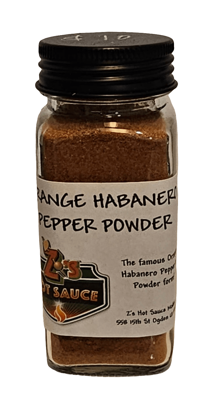 Orange Habanero Pepper Powder - Z's Hot Sauce