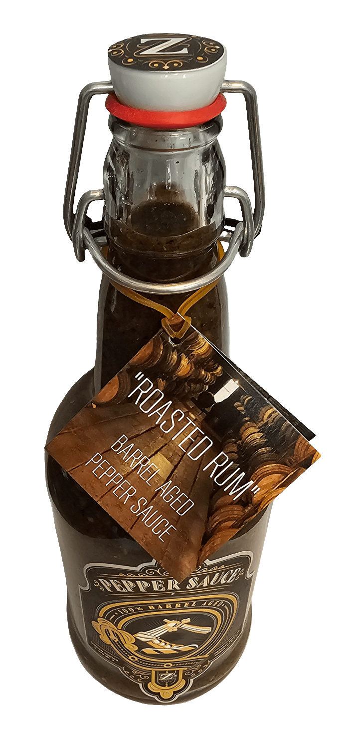 Roasted Rum Barrel Aged Pepper Sauce - Z's Hot Sauce