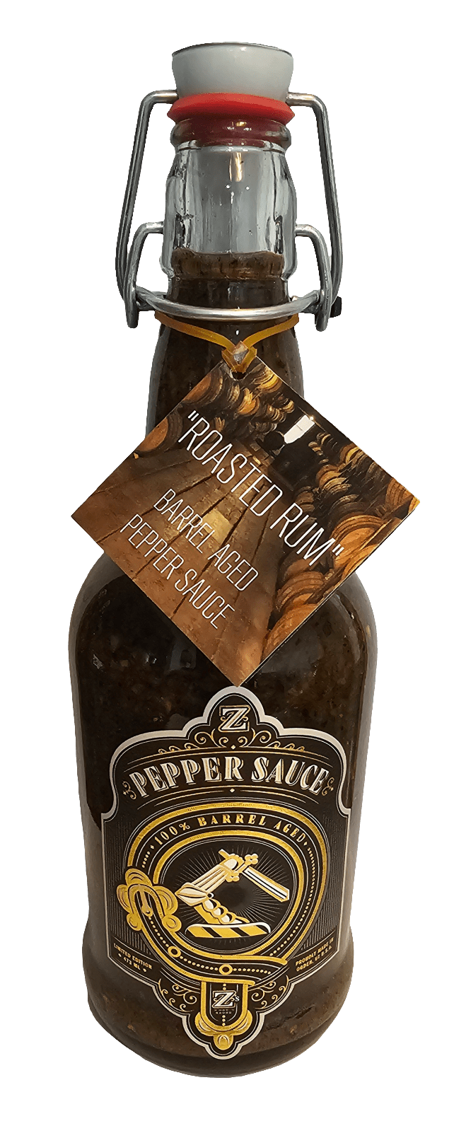 Roasted Rum Barrel Aged Pepper Sauce - Z's Hot Sauce