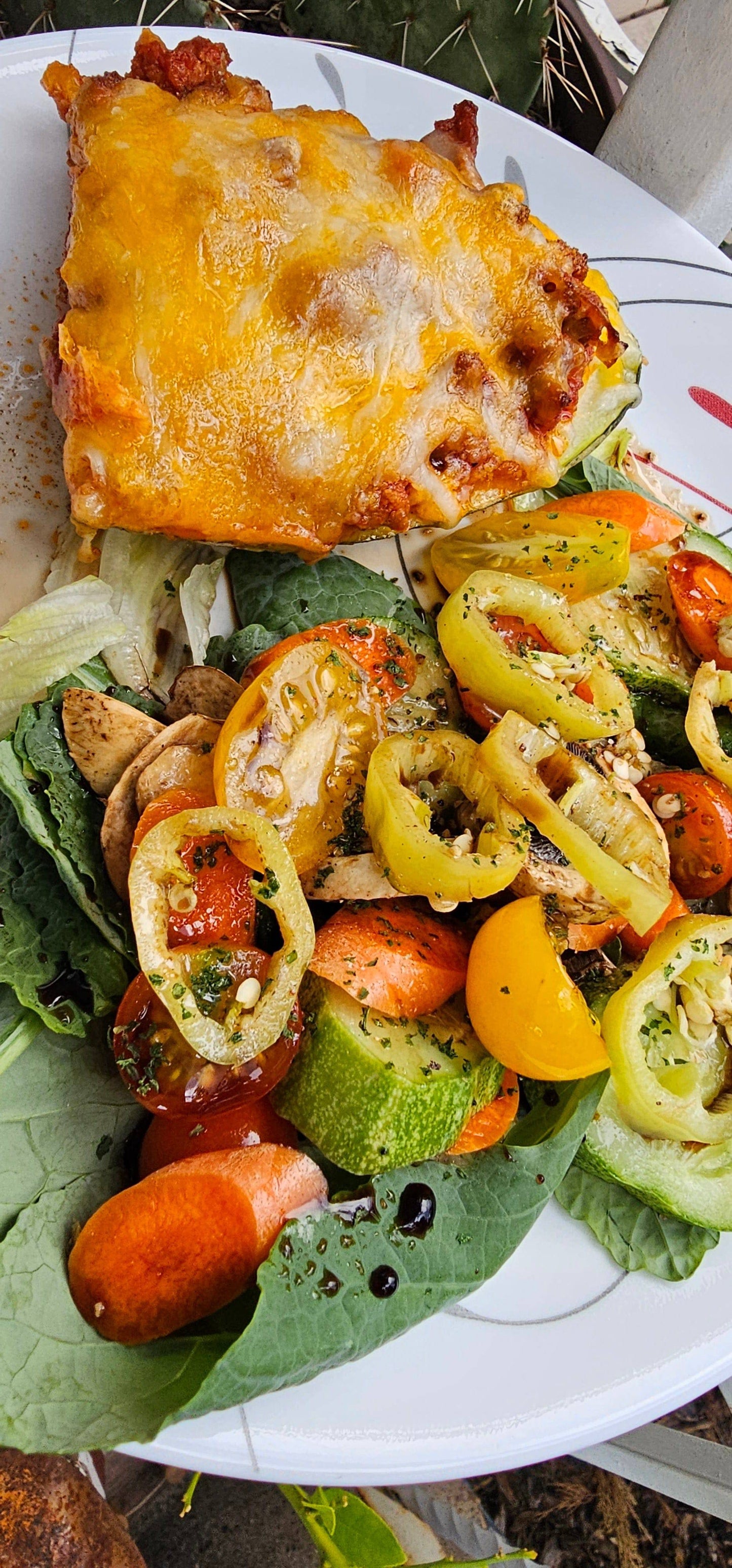 Smoke up a fresh garden salad!