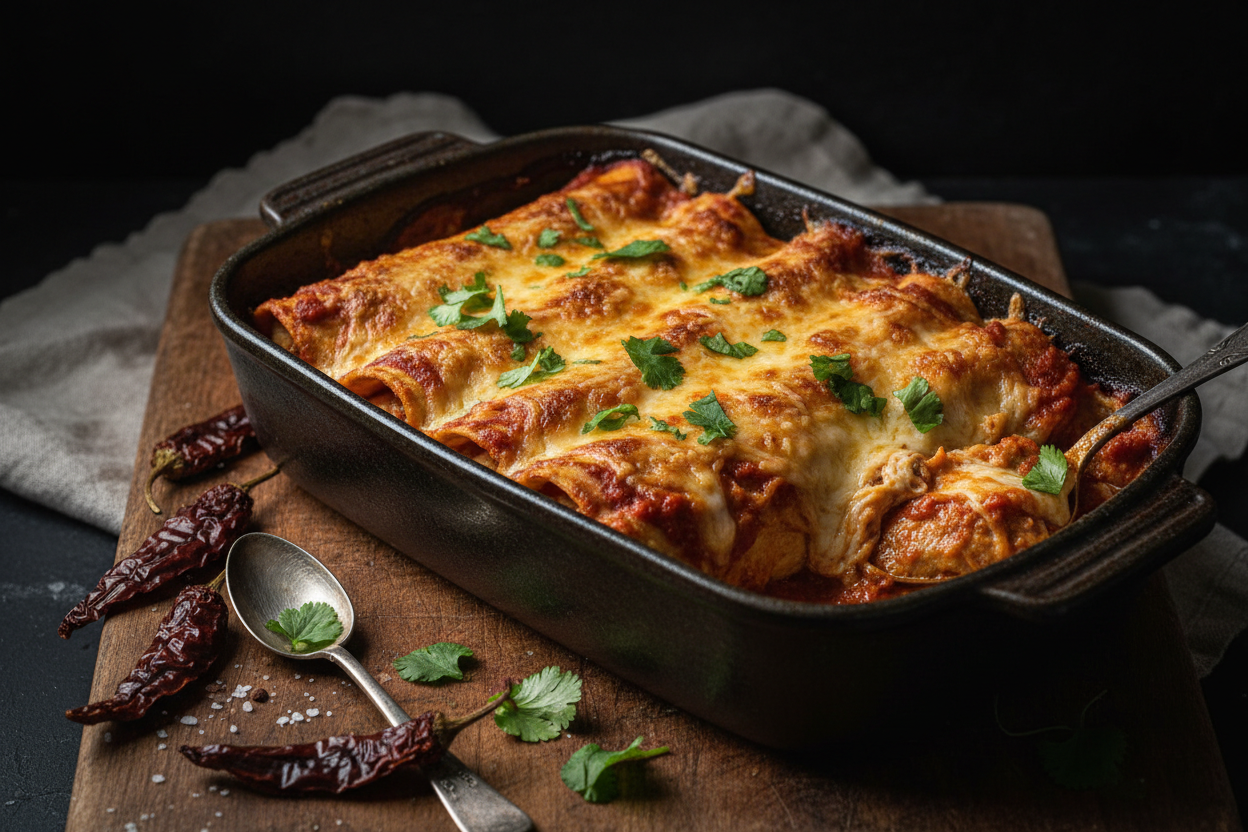 Chipotle Chicken Enchiladas
