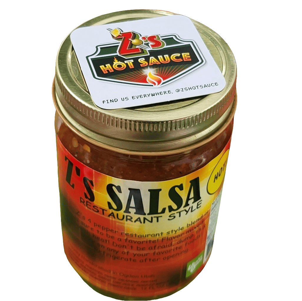Salsa 4 Pepper Blend HOT - Z's Hot Sauce