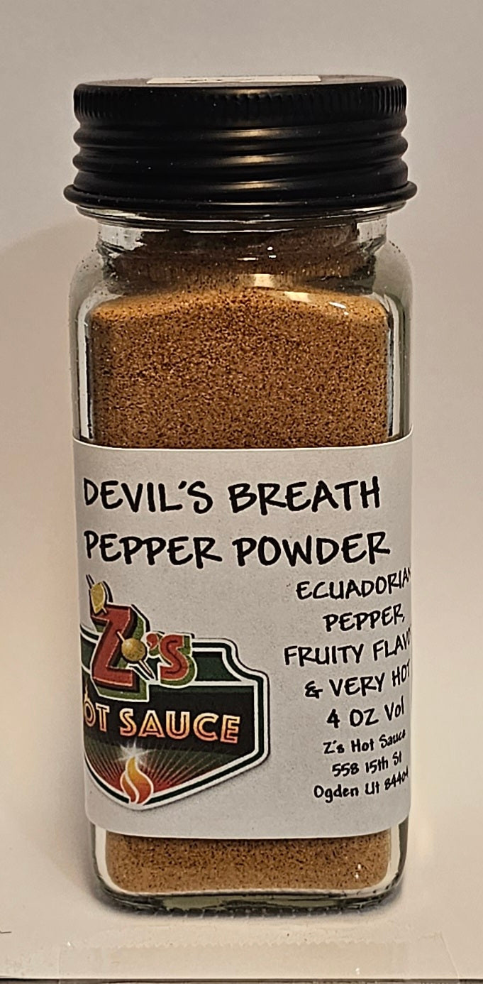 Devil's Breath Pepper Powder.