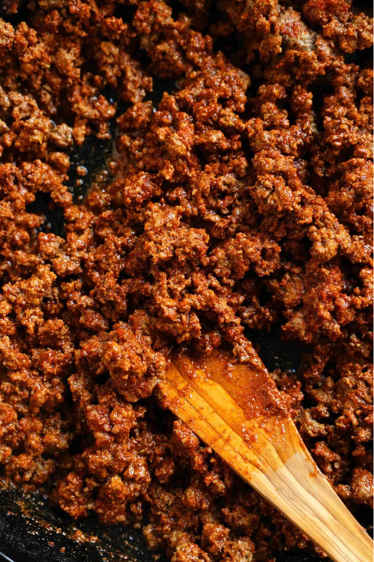 Browned Back Garlic Meat