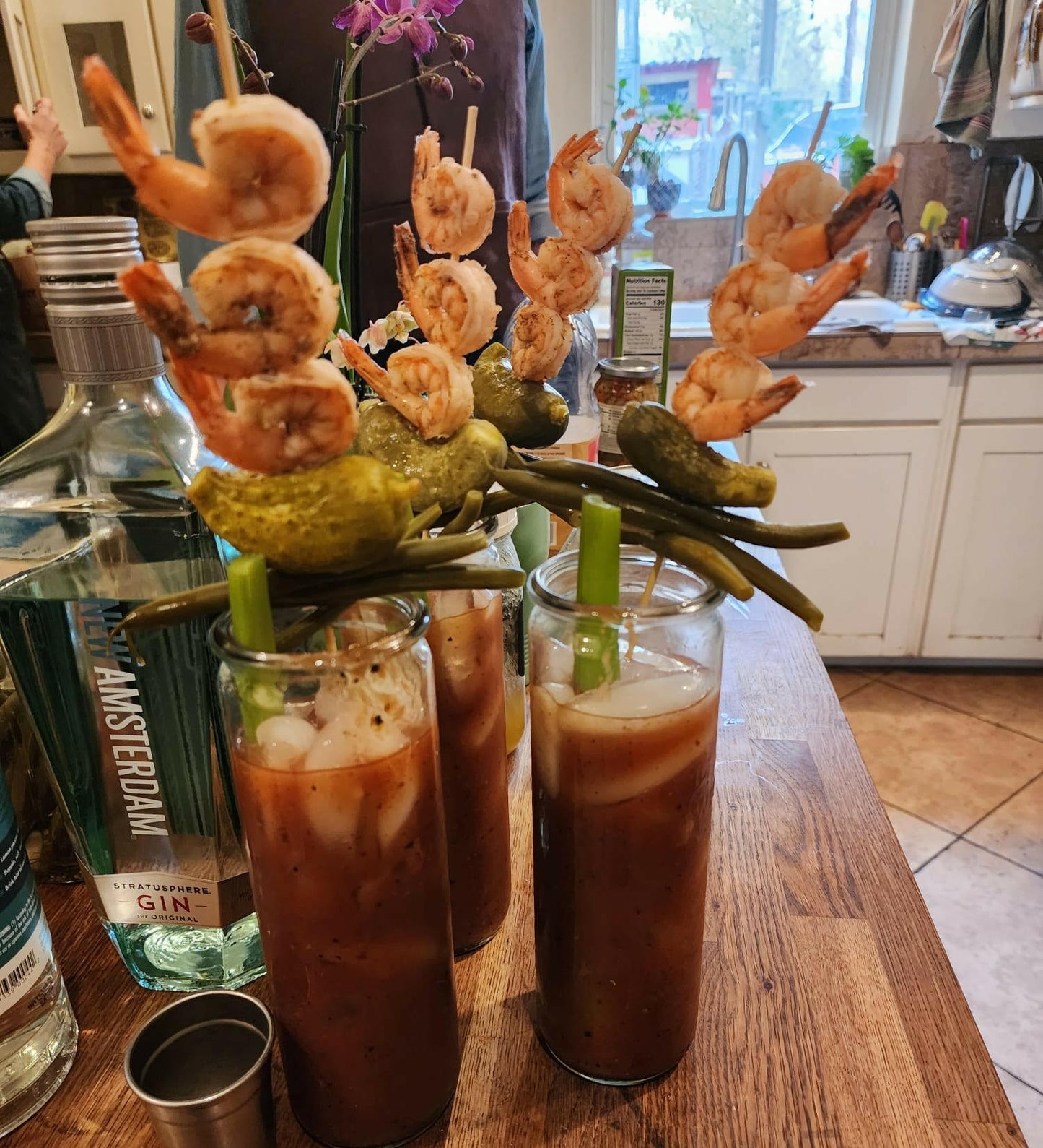 Bloody Mary Mix Spicy Roasted Blend Award Winning Thick Rich Flavor.