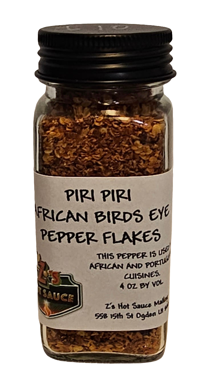 Piri-Piri African Birds Eye Pepper Flakes - Z's Hot Sauce