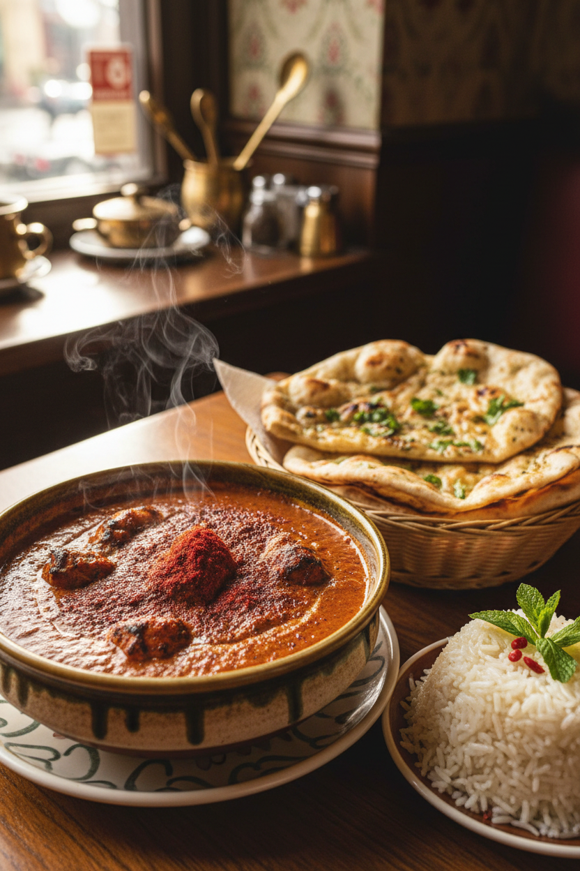British Curry with Dragon's Breath