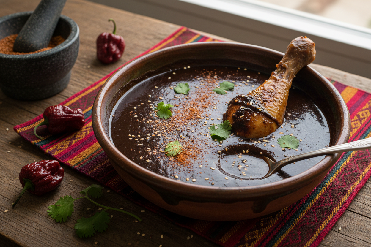 Chocolate Mole with Chocolate Bhutlah