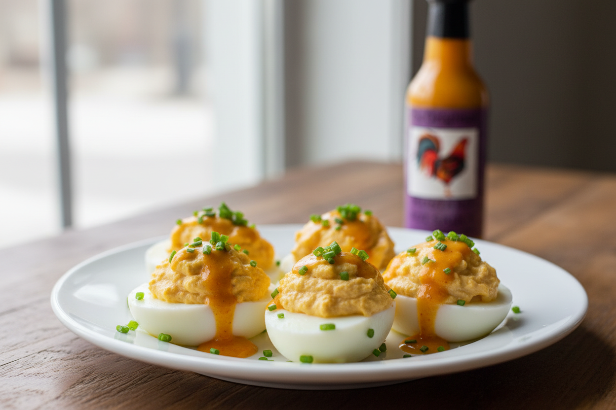 Deviled Eggs with Spicy Mustard