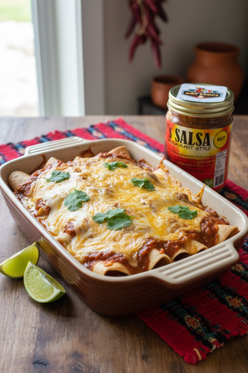 Enchiladas with Salsa