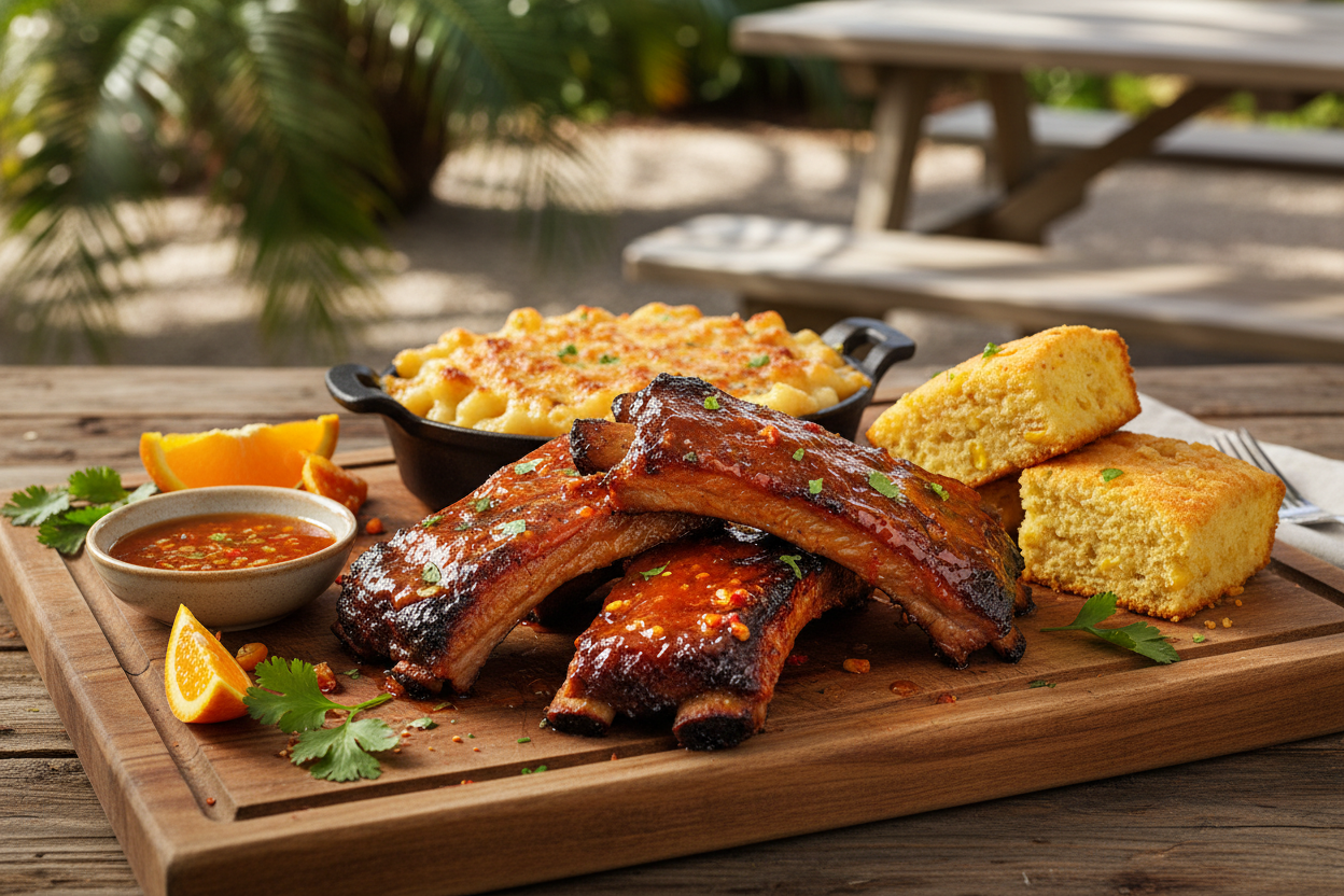 Florida BBQ Ribs with Datil Glaze