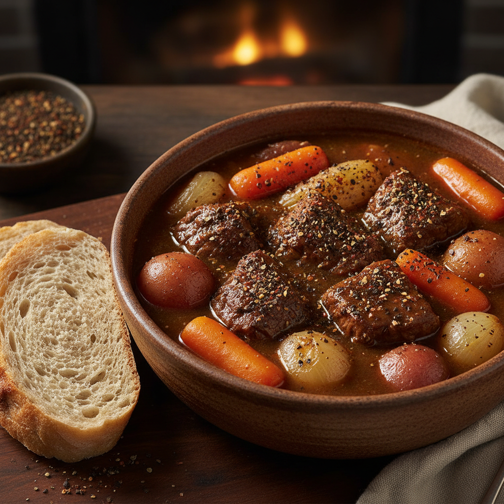 Hearty Beef Stew with Smoked Season All