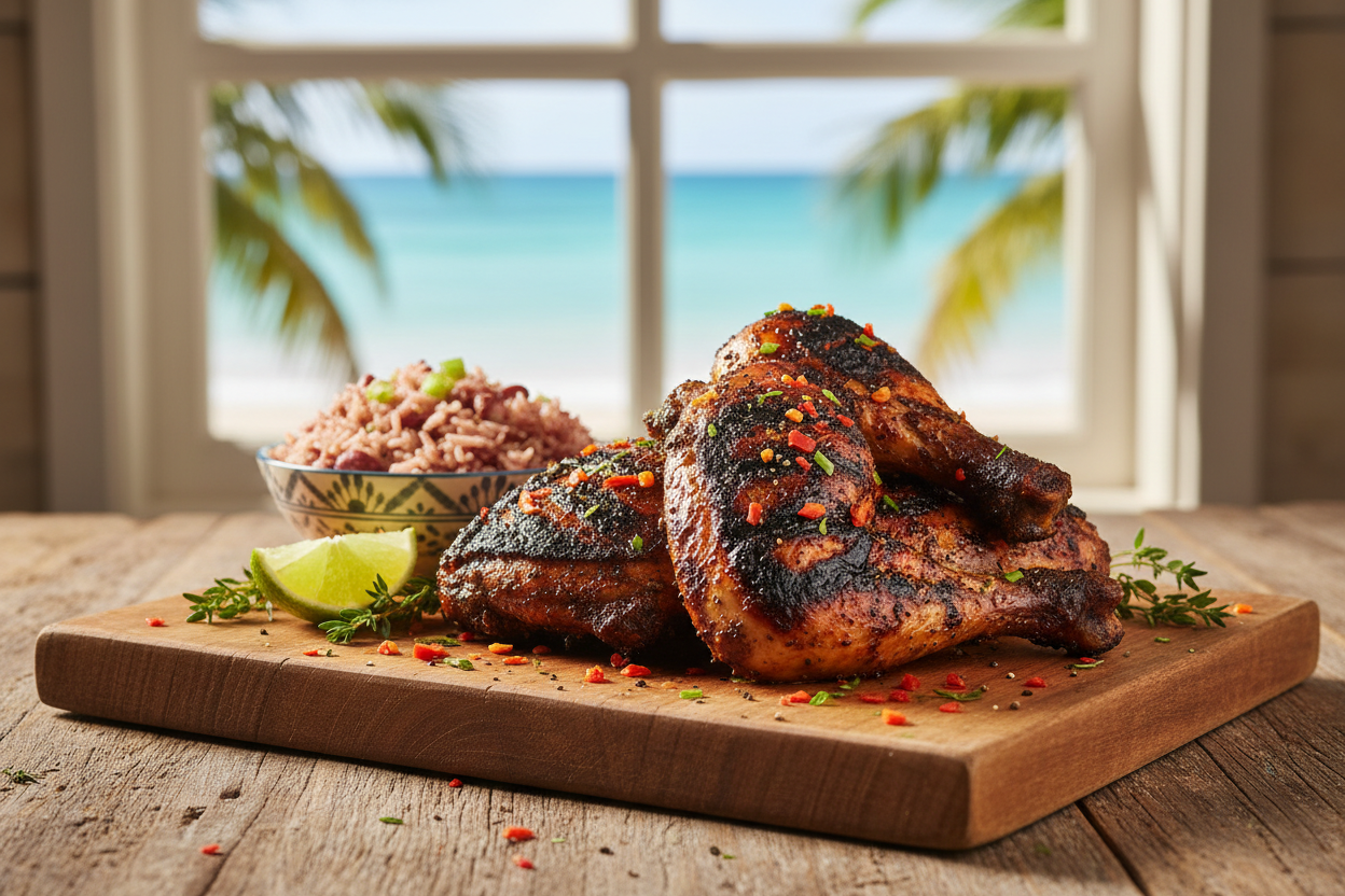 Jamaican Jerk Chicken with Scotch Bonnet