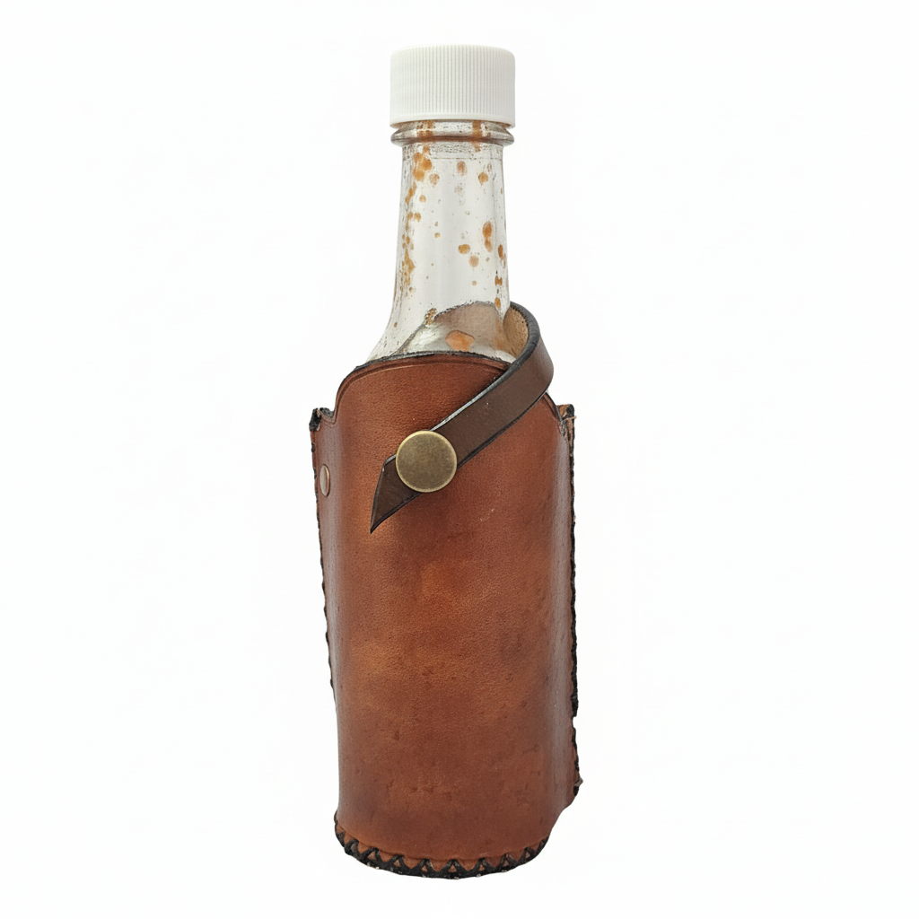 Light Brown Leather Holster - White Background