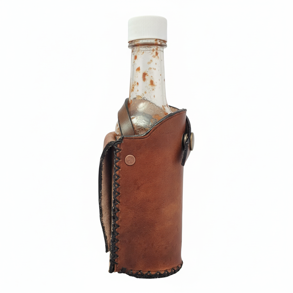 Light Brown Leather Holster - White Background
