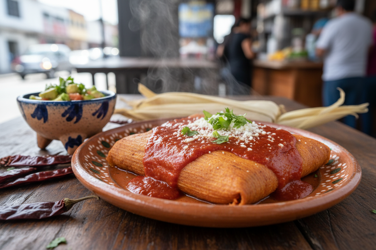 Mexican Tamales with Ancho