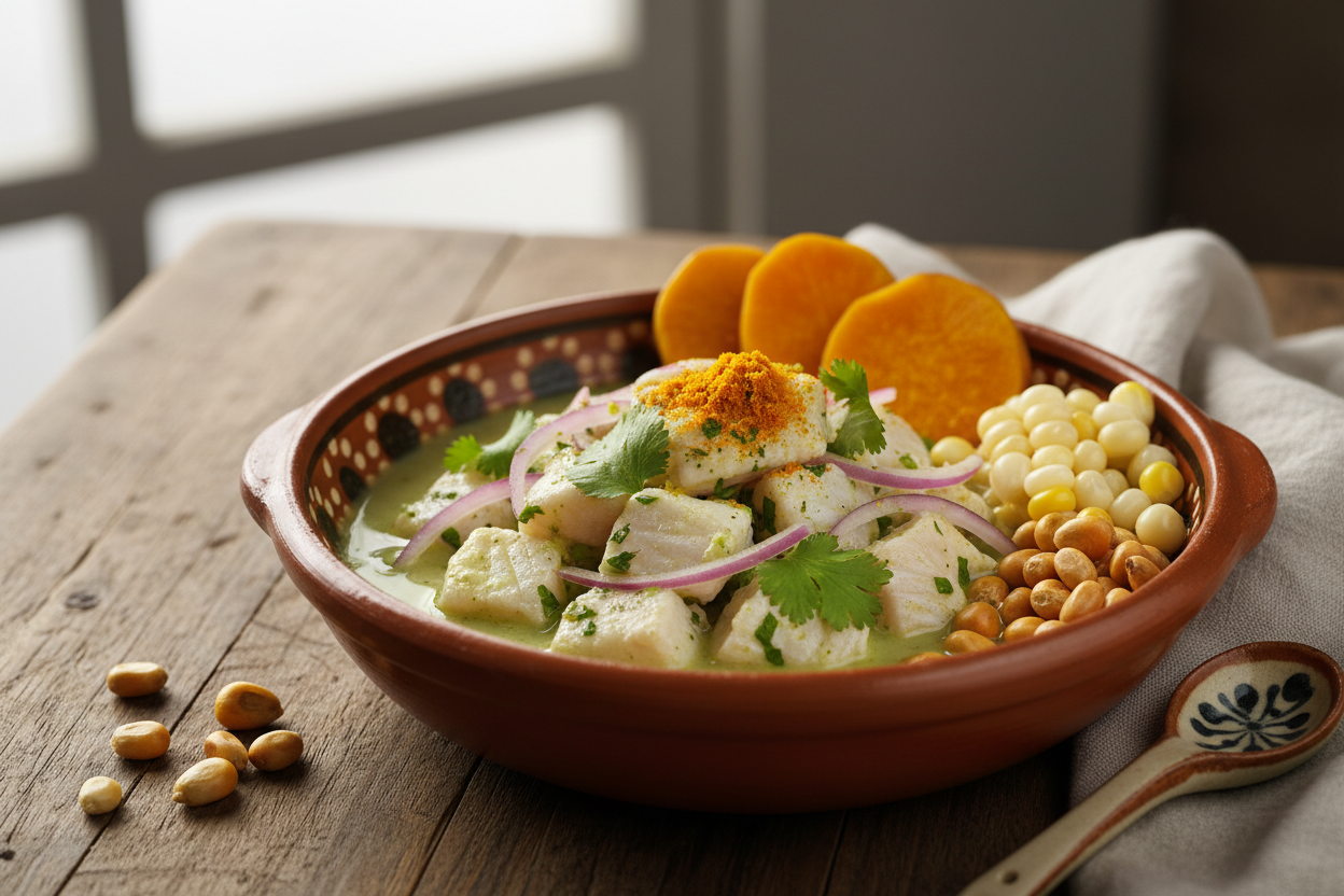 Peruvian Ceviche with Aji Lemon