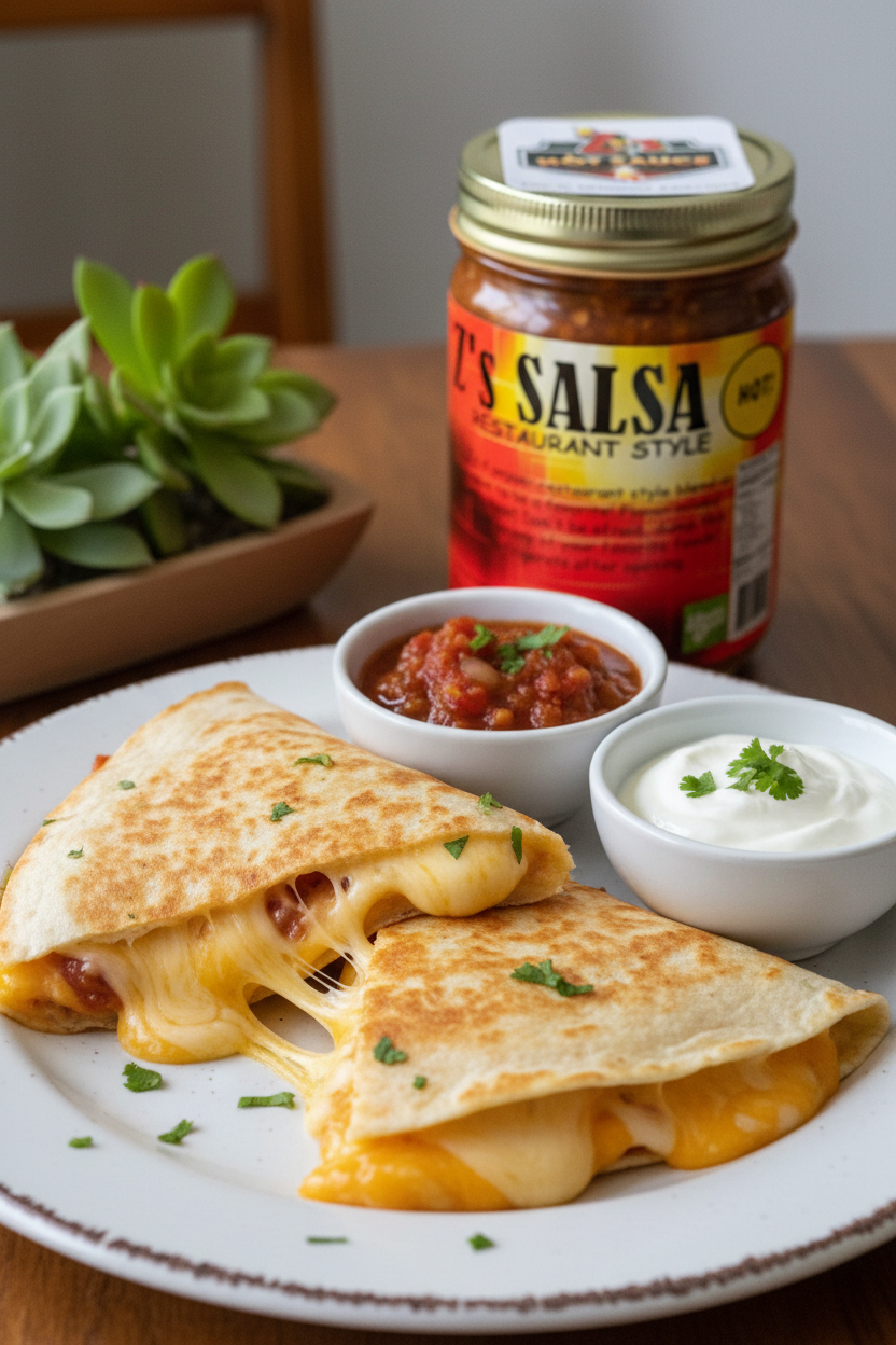 Quesadilla with Salsa
