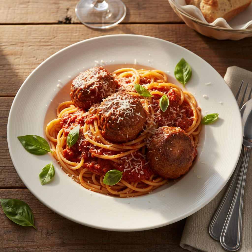 Spaghetti and Meatballs