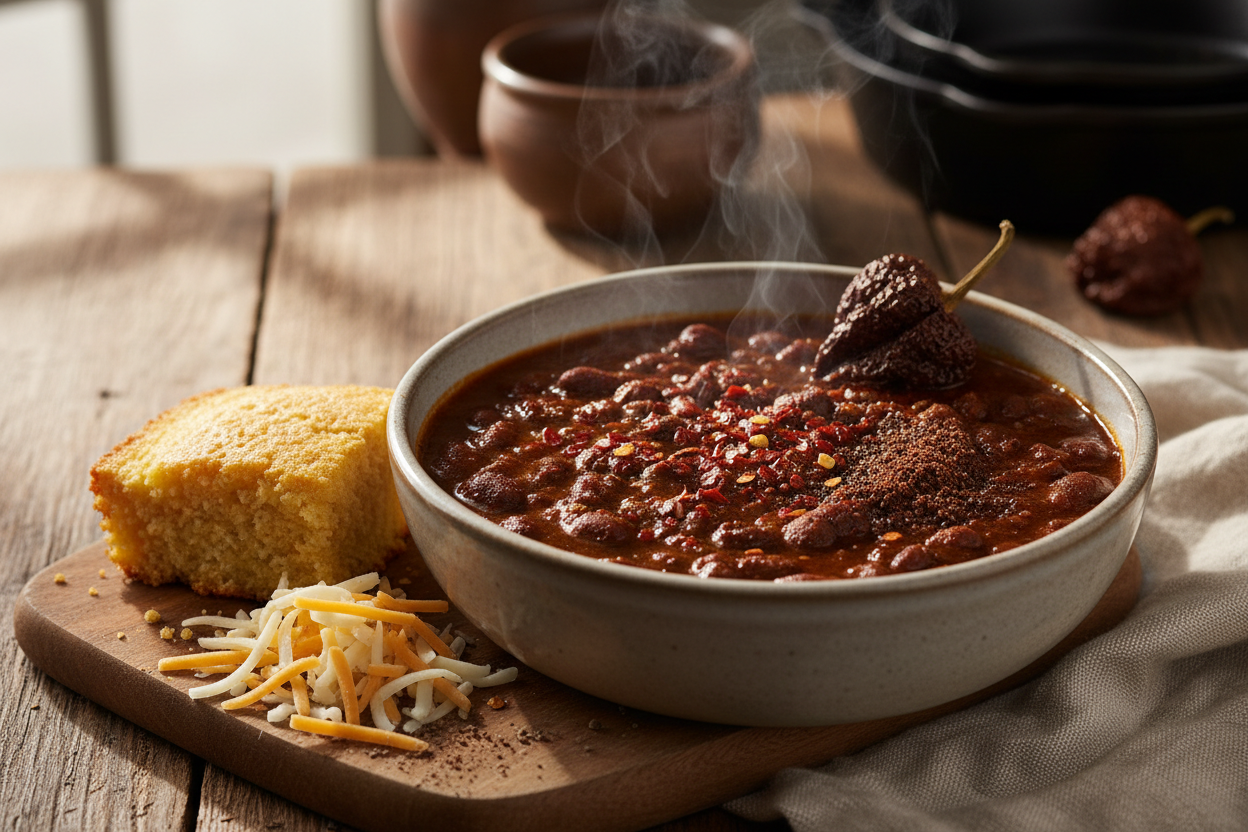 Spicy Chocolate Chili with Chocolate Habanero
