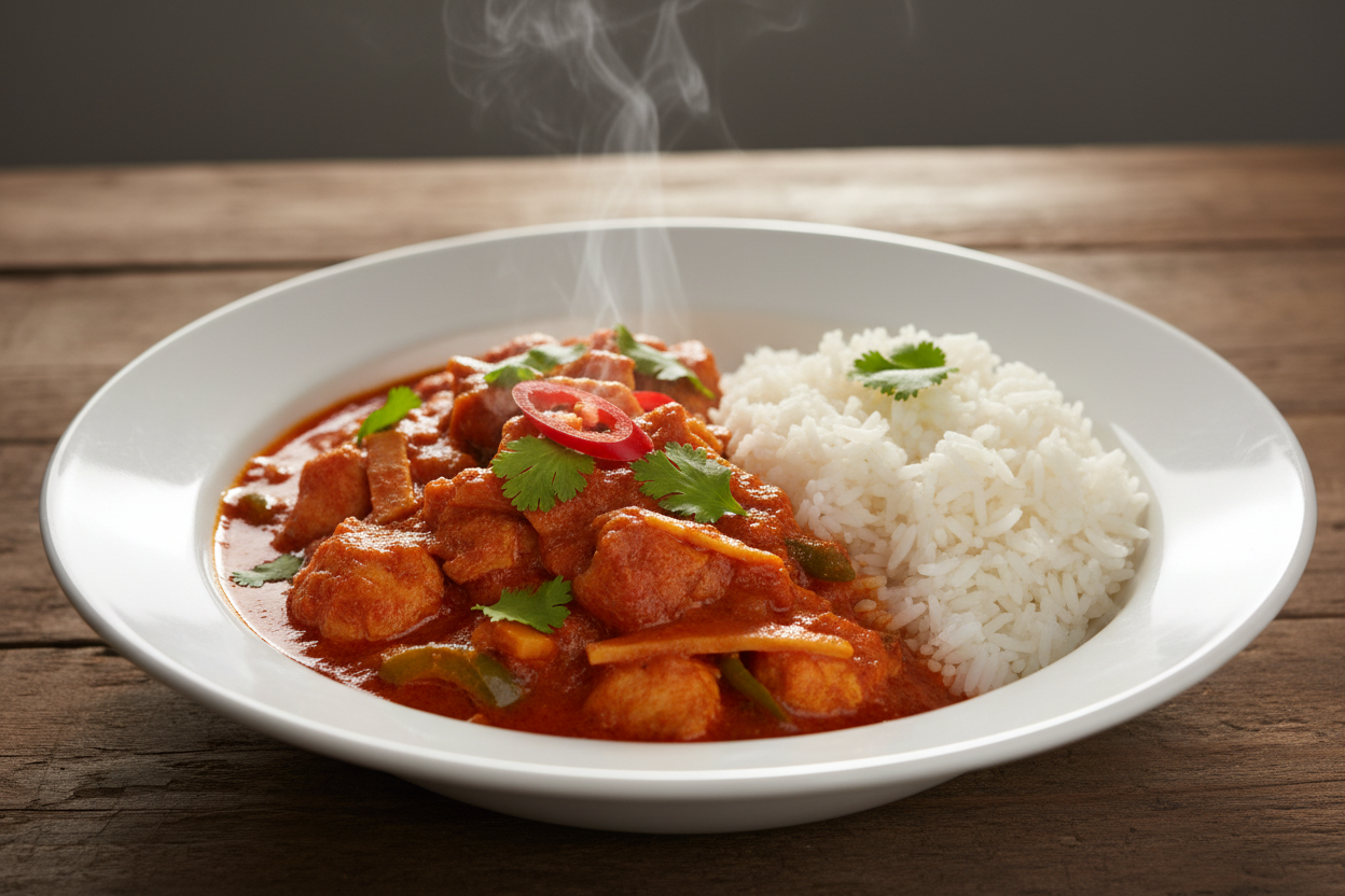 Spicy Curry with Ghost Pepper