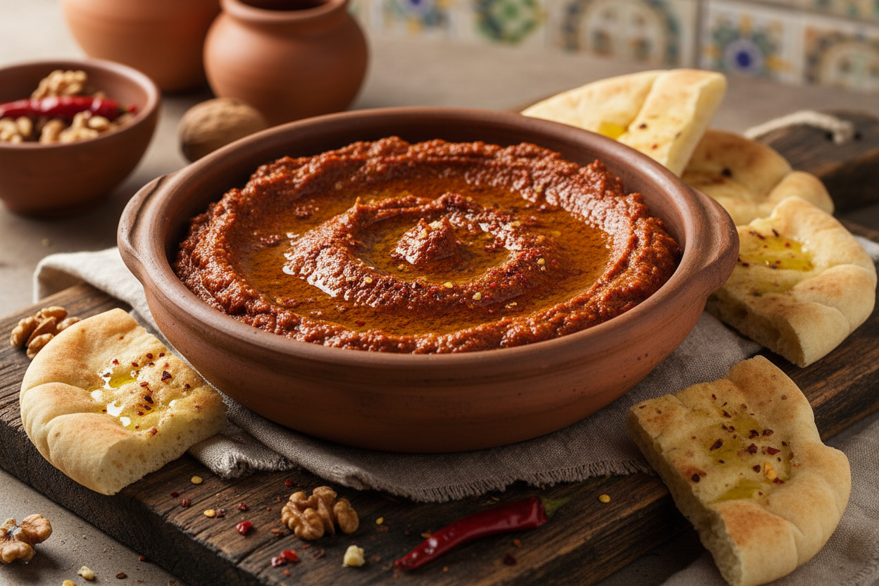 Syrian Muhammara with Aleppo Pepper