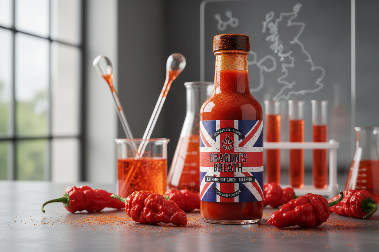 UK Superhot Sauce with Dragon's Breath